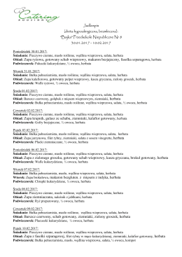 hipoalergiczna, 30.01.-10.02.