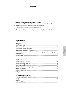 Menu Strojenie