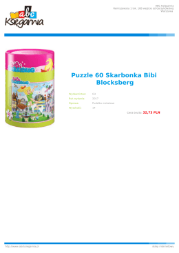 Puzzle 60 Skarbonka Bibi Blocksberg