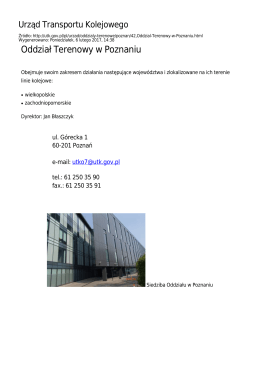 Generuj PDF z tej stronie - Urząd Transportu Kolejowego