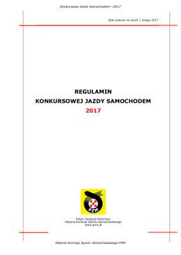 2017 Regulamin KJS 2017