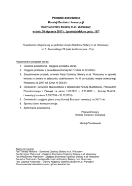 Treść informacji - Urząd Dzielnicy Bielany
