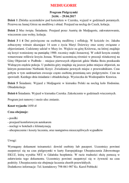 Pielgrzymka do Medjugorie