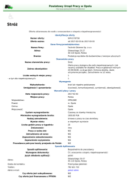 Generuj PDF - Powiatowy Urząd Pracy w Opolu