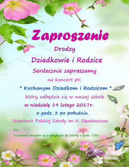 Serdecznie zapraszamy