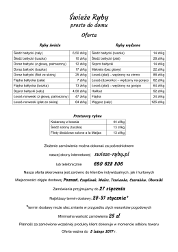Świeże Ryby