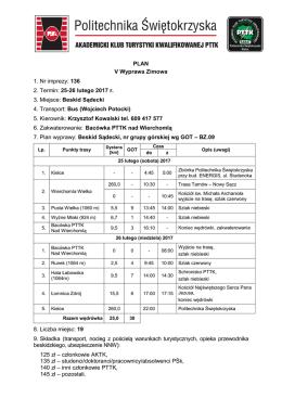 Plan V Wyprawy Zimowej