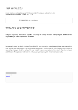 Generuj PDF - KMP w Kaliszu