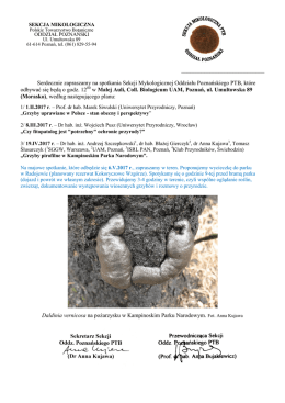 pobierz plik pdf - Polskie Towarzystwo Mykologiczne