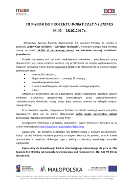 06.02 – 28.02.2017r. - bucze.malopolska.pl