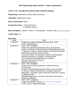15a. Lesko trasa 3a