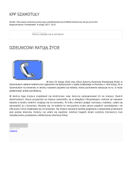 Generuj PDF - KPP Szamotuły