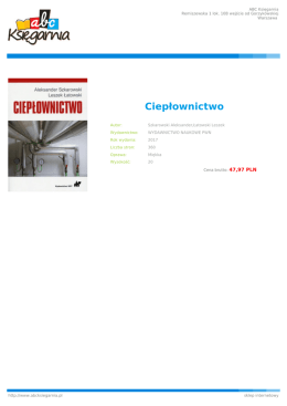 Ciepłownictwo - ABC Księgarnia