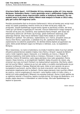 Wersja PDF - AS Roma PL