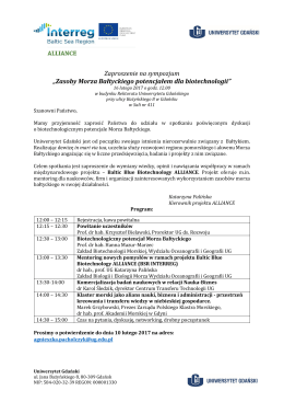 symposium agenda (in Polish)