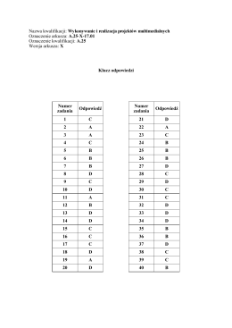 A.25 Wykonywanie i realizacja projektów multimedialnych