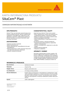 SikaCem® Plast