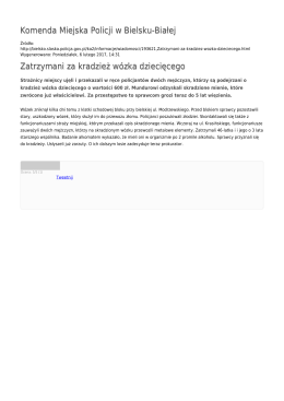 Generuj PDF - Komenda Miejska Policji w Bielsku