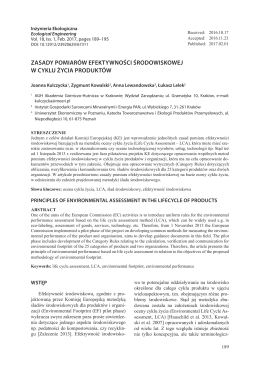 PDF, 833.91 kB - Inżynieria Ekologiczna