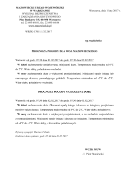 Pobierz prognozę pogody