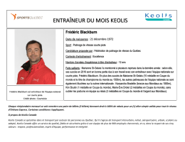 entra&icirc;neur du mois keolis