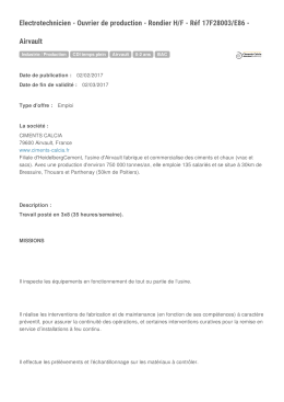 Airvault - Emploi 86