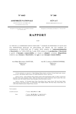 rapport - Assemblée nationale