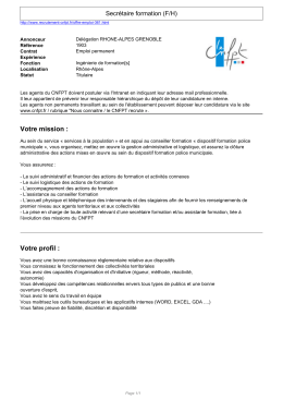 Offre emploi PDF