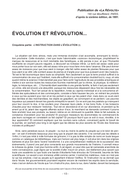 par Elisée RECLUS – 5ème partie: «L`instruction dans