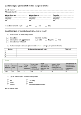 01.02.2017 Questionnaire dimensionnement syst&egrave;me de