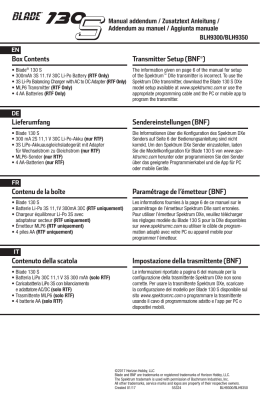 55324 BLH 130 S Manual Addendum.indd