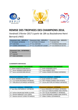 trophee des champions - ffpjp