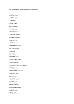 Liste membres Asso RIUESS 2016