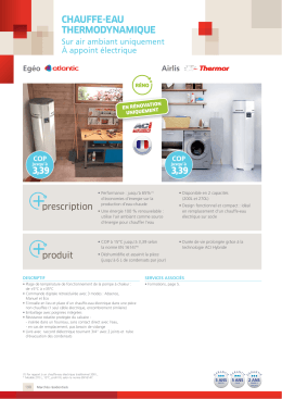 chauffe-eau thermodynamique