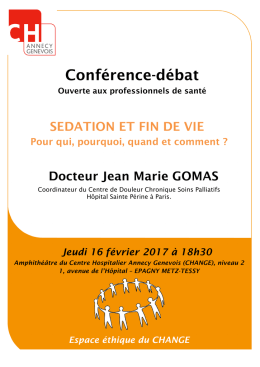 Conférence-débat - Association Palliative Geneve