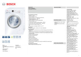 Bosch WAK28130FF LAVE-LINGE FRONT 1200T