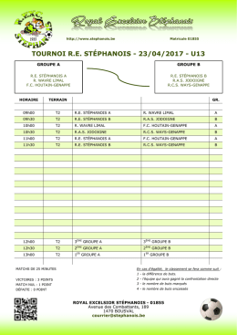 U13 - 23/04/2017