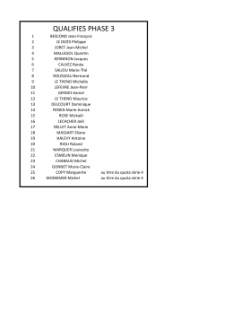 qualifies phase 3 - Clubs de scrabble de Perros