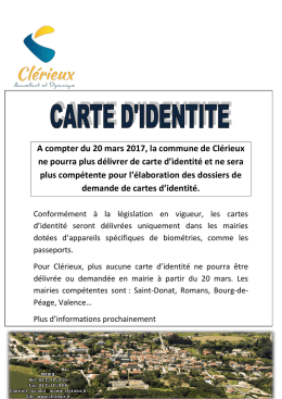 d`informations ici - Mairie de Cl&eacute;rieux
