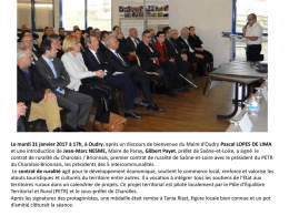 Contrat de ruralit&eacute; &agrave; Oudry le 31/01/2017