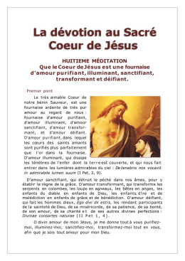 le culte du sacr&eacute;