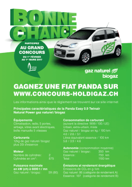 gagnez une fiat panda sur