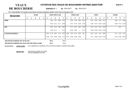 veaux de boucherie - agri