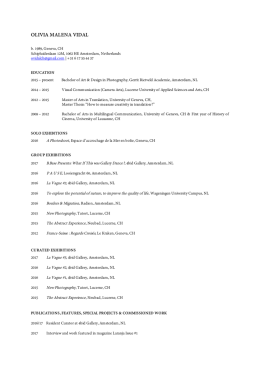 CV - Olivia Malena Vidal