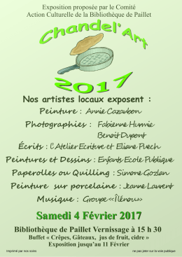 Samedi 4 Février 2017