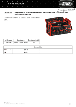 Fiche produit CP-60BAG