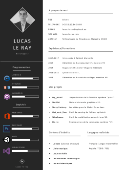 Mon CV - Lucas Le Ray