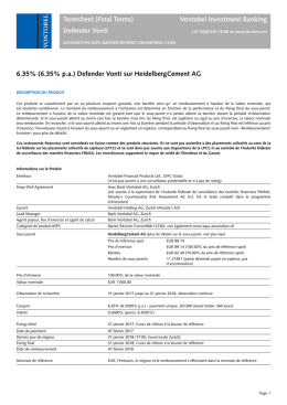 Vontobel Documentation Derivatives