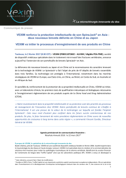 Téléchargez le communiqué