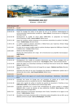 programme ama 2017